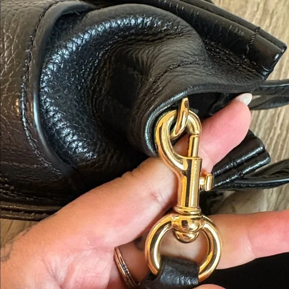 Marc Jacobs Black Leather The Tote Bag - Sz Small - Picture 11 of 14